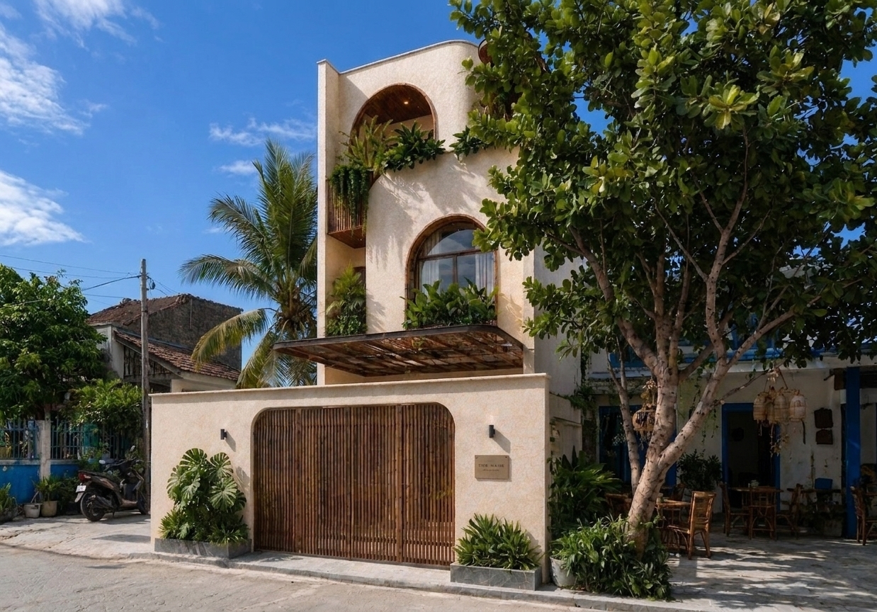 Mau Nha Pho 3 Tang Tropical Modern (3)